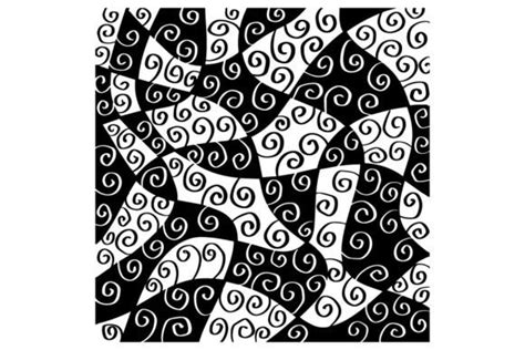 Doodle Line Art Swirls Background Graphic By Han Dhini Creative Fabrica