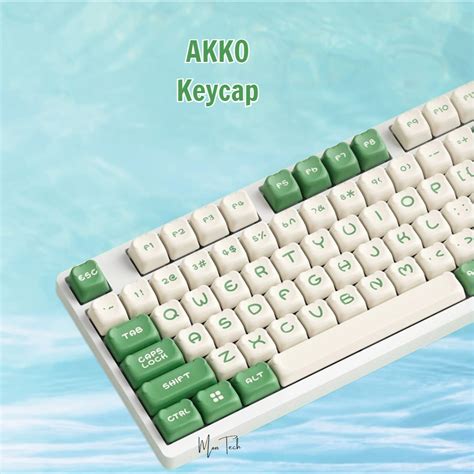 Hỏa Tốc HCM AKKO Keycap set Matcha Bear Sakura Bear Profile OEM