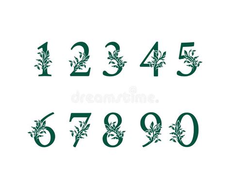 Logo Numbers 1 2 3 4 5 6 7 8 9 Template Stock Illustrations – 52 Logo ...