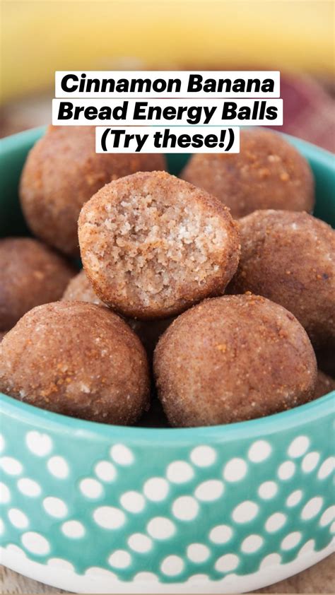 Cinnamon Banana Bread Energy Balls Easy Snack Artofit