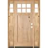 Krosswood Doors In X In Craftsman Knotty Alder Panel Lite