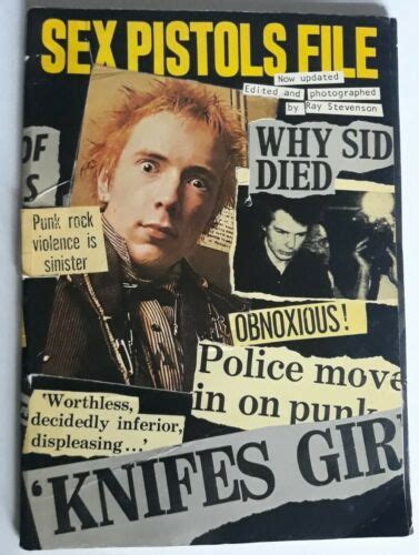 Sex Pistols File Photo Magazine Punk Johnny Rotten EBay