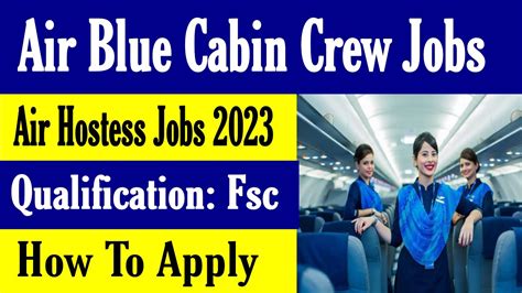 Air Blue Cabin Crew Jobs Air Hostess Jobs Youtube