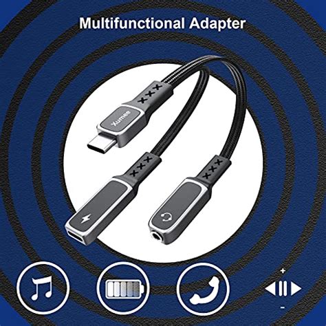 Upgradedusb C To Mm Audio Adapter And Charger Xumee In Usb C