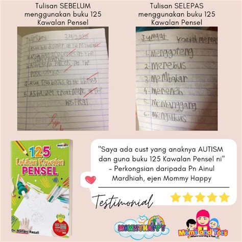 Buku 125 Latihan Kawalan Pensel