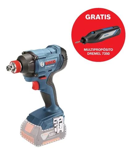 Llave Impacto Bosch Gdx 180 Li Sin Bateria Sin Cargador He Cuotas