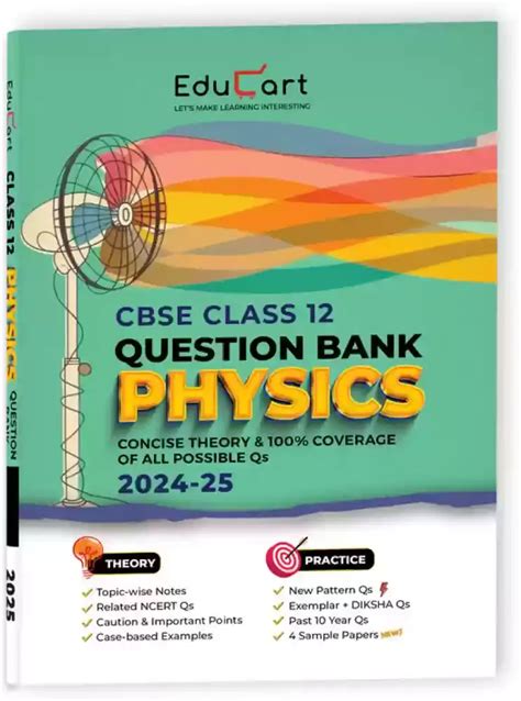 Educart Cbse Question Bank Class 12 Physics 2024 25 As Per Latest Cbse Syllabus 23 Mar 2024