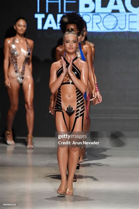 Models Walk The Runway For Black Tape Project At Miami Swim Week News Photo Getty Images