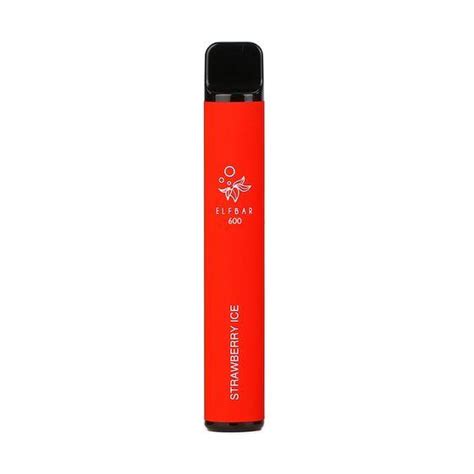 Elf Bar 600 Puff Disposable Vape Pod Device 20mg Vapeareawholesale