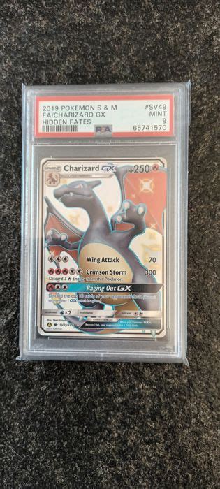 The Pok Mon Company Graded Card Charizard Gx Hidden Fates Catawiki