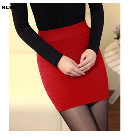 The New Spring Summer Good Elastic Stitching Step Skirt Sexy Slim