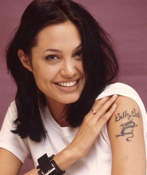 Angelina Jolie Tattoos 15 And More Top Beauty Magazines