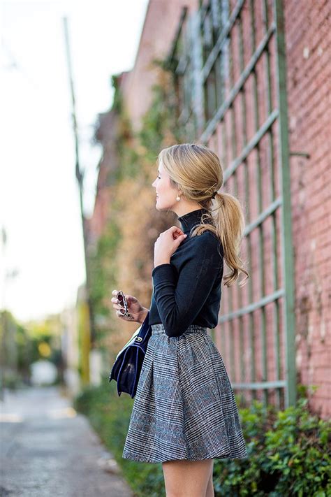 Fall Plaid Skirt A Lonestar State Of Southern Fall Fashion Skirts