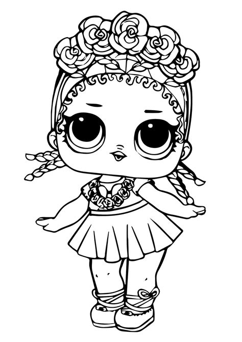 Lol Surprise Doll Chica Chica Coloring Pages Lol Surprise Doll