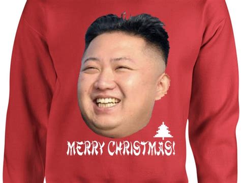 A Nuclear Christmas Kim Jong Un Xmas Sweaters Are Apparently A Thing