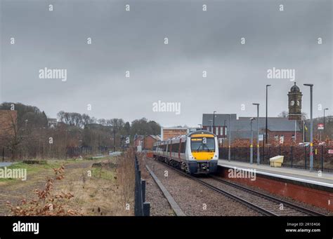 Ebbw Vale Town Railway Station Transport For Wales Class 170 Turbostar