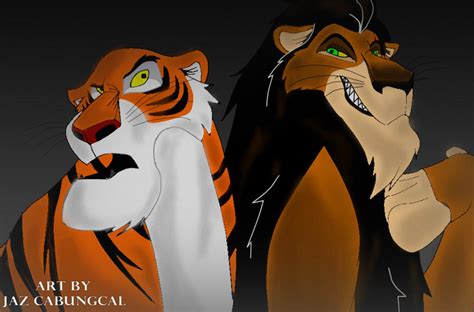 Shere Khan vs Scar by JAZcabungcal on DeviantArt