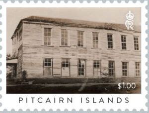 Stamp Old Church Of Pitcairn Island Pitcairn Islands Postcards Of