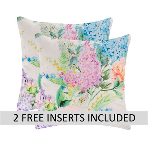 Floral Spring Pillow Covers Decorative Throw Pillows Floral Etsy