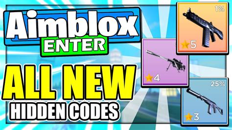 Aimblox September 2021 All New Secret Op Codes Roblox Aimblox