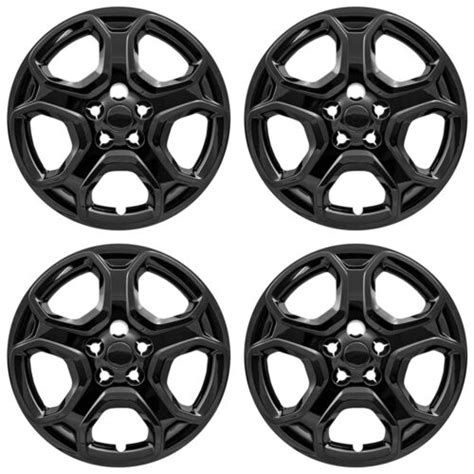 4 Black 17 Hub Caps Full Wheel Covers Skins R17 Steel Rim For 2017 19