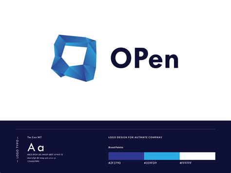 Open logo design by freelancerbilal on Dribbble