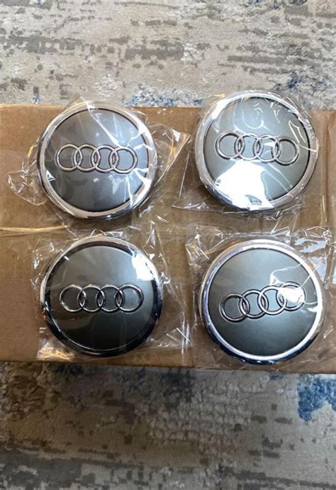 Set Of Audi Wheel Center Caps Wheel Hub Embelm Mm A A A Etsy