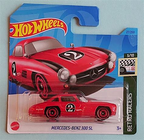 Hot Wheels Mercedes Benz Sl New Collectable Toy Model Car Retro Racers Picclick Uk