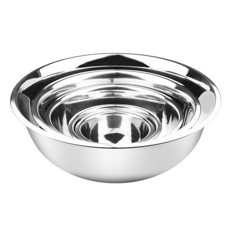 Premium Stainless Steel Mixing Bowls Set Of 5 Sizes Ybm Home