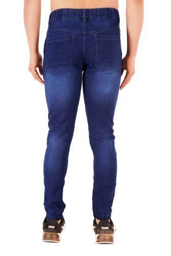 Jogger Fit Men Faded Blue Denim Jeans At Rs 399 Piece Mens Jeans In