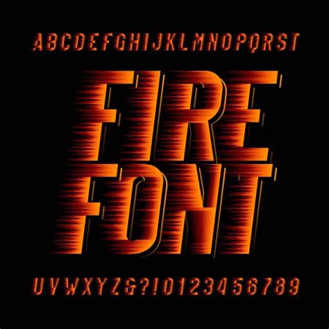 Fire Alphabet Clipart Fire Alphabet Letters And Numbers Flaming