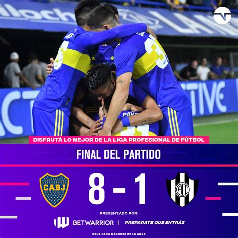 Tnt Sports Argentina On Twitter Goleada Xeneize Boca Le Gan A