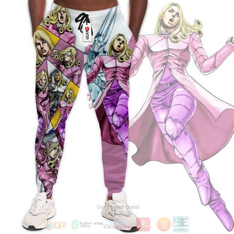 Hot Funny Valentine Jojo S Adventures Anime Jogger Pants Express Your Unique Style With