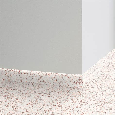 Terrazzo Classical Terracotta Plinthe Lvt Finition