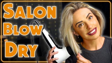 Asmr Blow Drying Hair Salon Hair Styling Hair Dryer Sounds