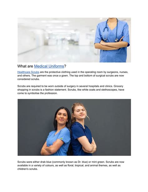 Ppt Medical Uniforms What You Need To Know About Nursing Scrubs