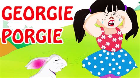 Georgie Porgie Nursery Rhyme Words