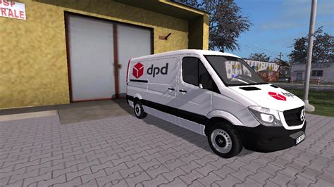 Mercedes Benz Sprinter Kurier Dpd V Fs Farming Simulator Mod