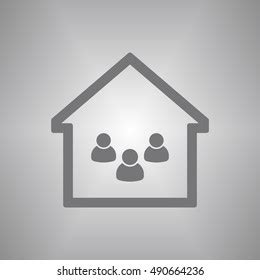 People Icon Flat Design Stock Vector (Royalty Free) 482364664