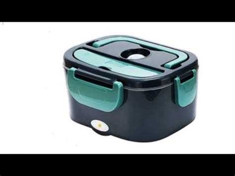 Electric Lunch Box In Portable Food Warmer Heater Lunch Box Youtube