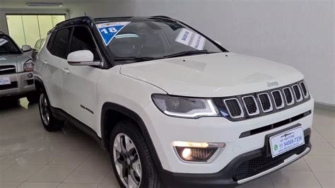 Jeep Compass 2 0 automática Limited 2018 único dono teto solar