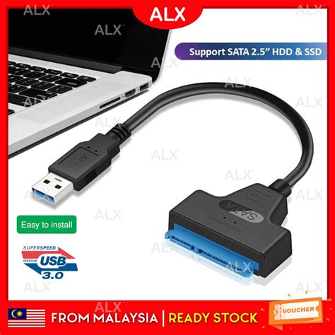 ALX USB 3 0 SATA Cable Connector SATA To USB Cable Adapter External