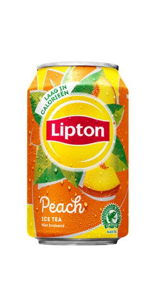 Frisdrank Lipton Ice Tea Peach Blik 330ml Timmers Verpakkingen