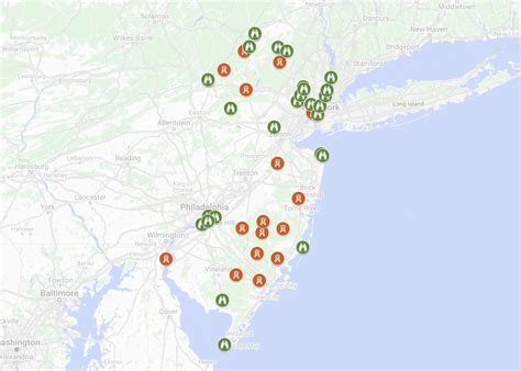 New Jersey State Parks And Forests Map Local Parks Great For Families