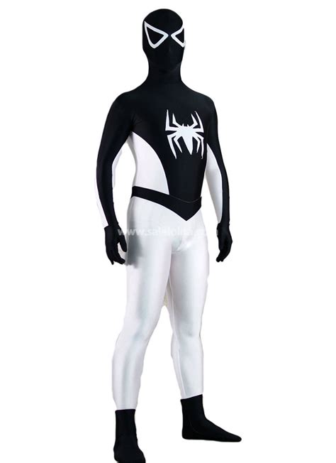 Black And White Spiderman Suit