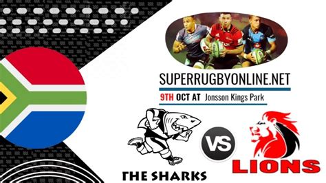 Live Sharks Vs Lions Live Stream At South Africa Youtube