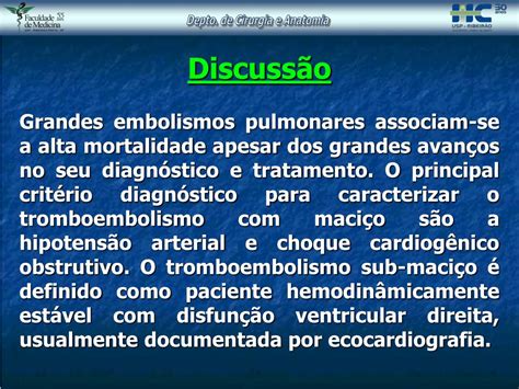 Ppt Reunião Clínico Cirúrgica Divisão De Cirurgia Torácica E