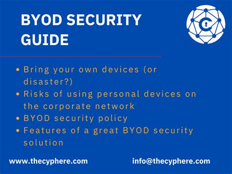 Byod Security Best Practices And Risks