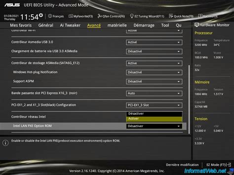 Enable And Configure The Network Boot PXE BIOS Tutorials