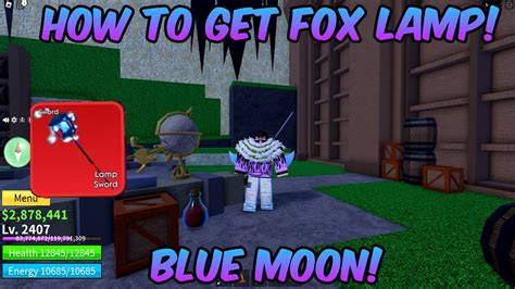 How To Get Fox Lamp BLUE MOON EVENT Blox Fruits Update 21 Roblox